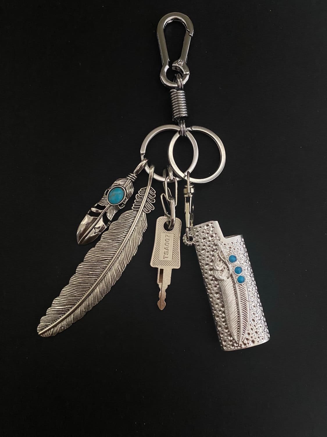 에스닉 깃털 키링 상품이미지2