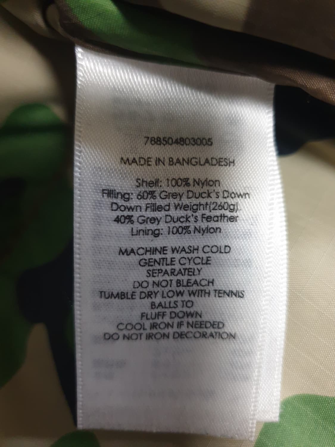 랄프로렌&데님앤서플라이 오리털 밀리터리 패브릭 다운파카 레드 (L) 상품이미지4