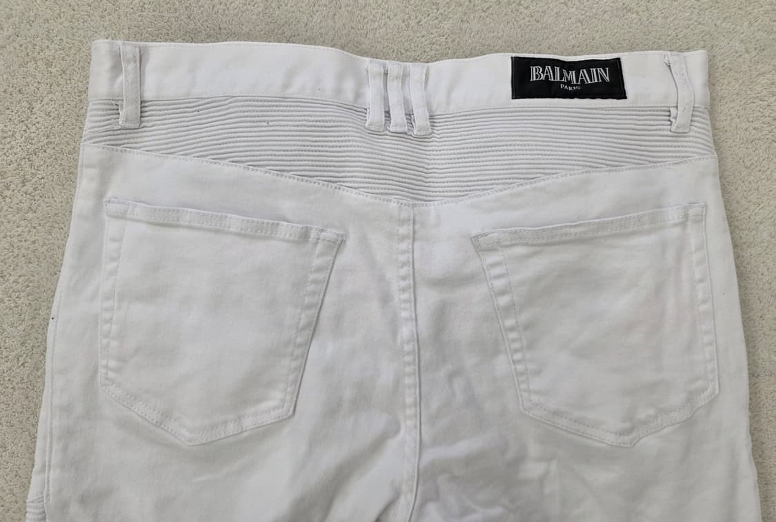 [정품] 발망 더티워싱 슬림 바이커진.  
싸이즈 35 상품이미지4