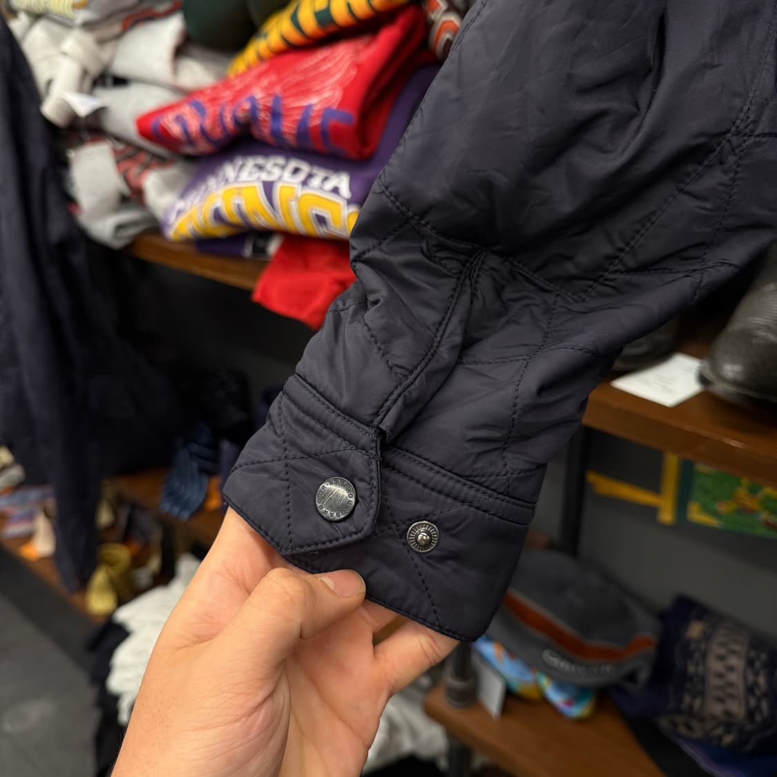 바버 인터네셔널 아리엘 폴라 퀼팅 자켓 상품이미지7