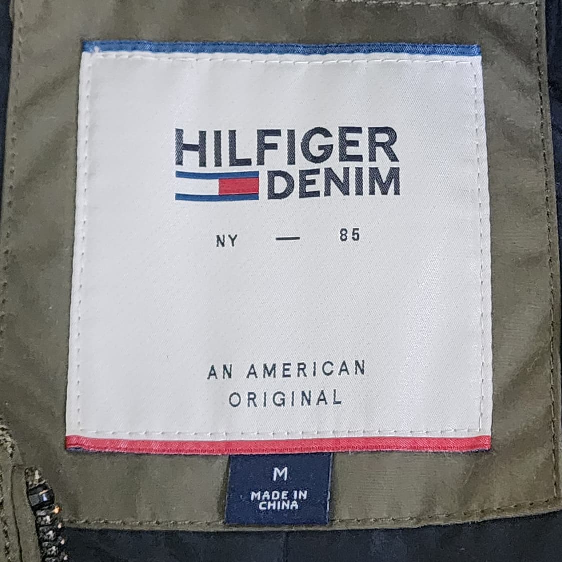 [ M ] 타미힐피거 데님 퀼팅 블루종 상품이미지4