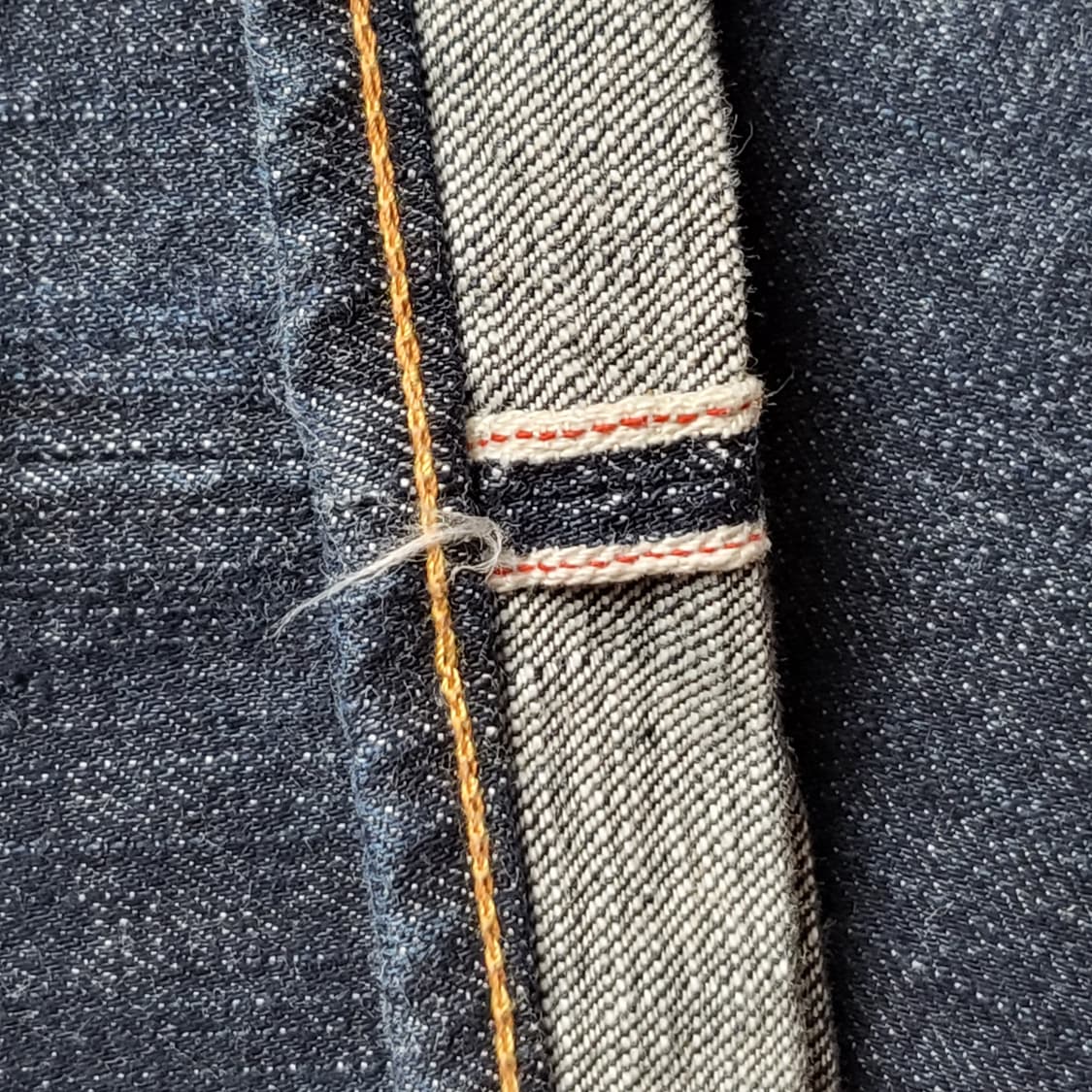 에비수 페인팅 셀비지 데님 30 상품이미지5