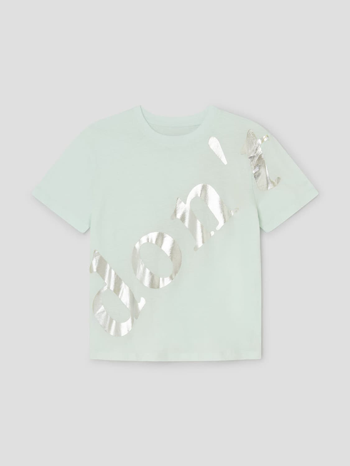 [XS,S]기마구아스 Don't 레터링 탑/블루 상품이미지7