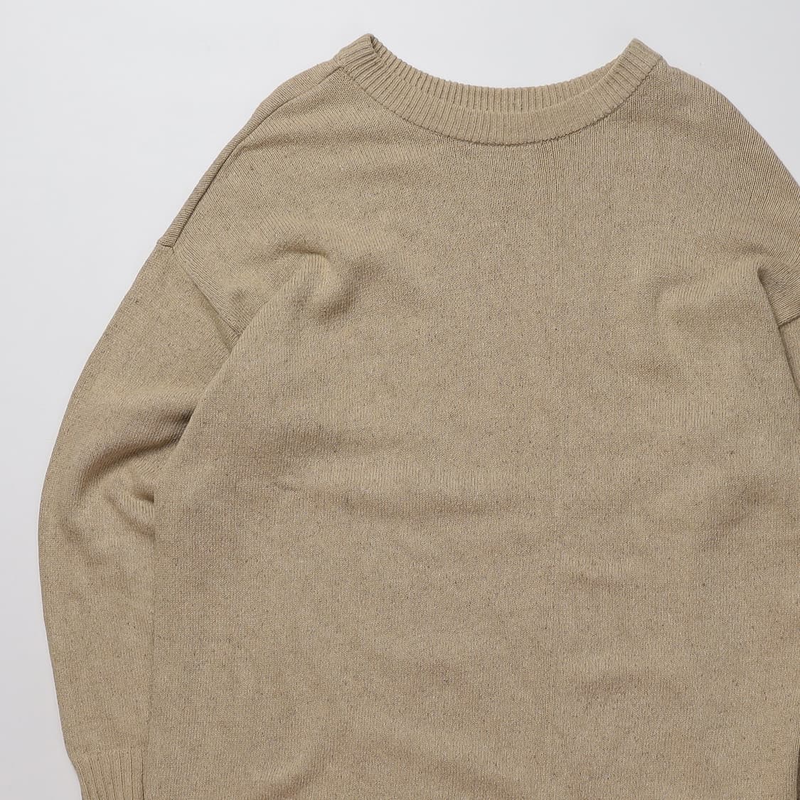 UNUSED 실크&코튼 혼방 언발 오버핏 니트   상품이미지2