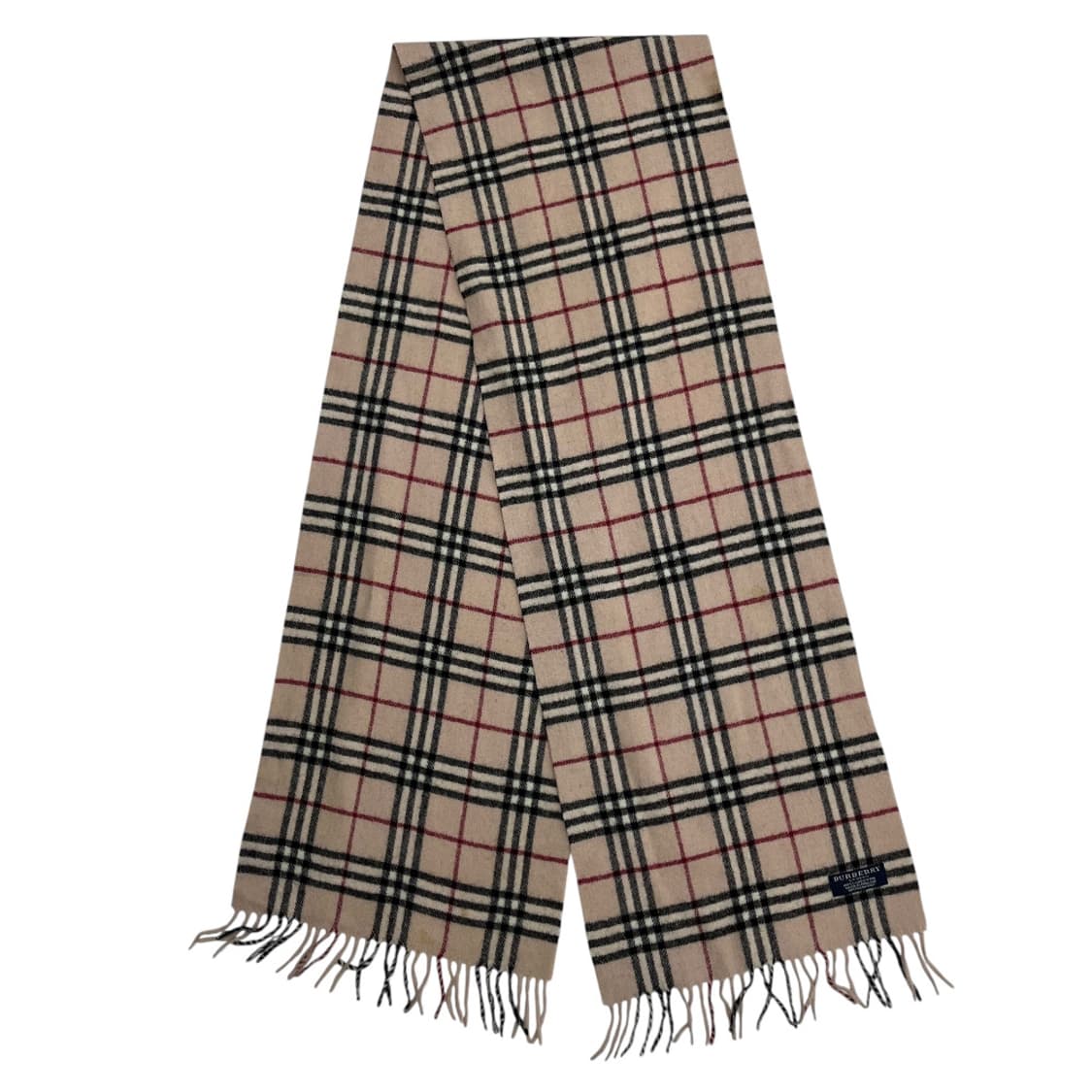 버버리 연베이지 노바체크 램스울 머플러 상품이미지3