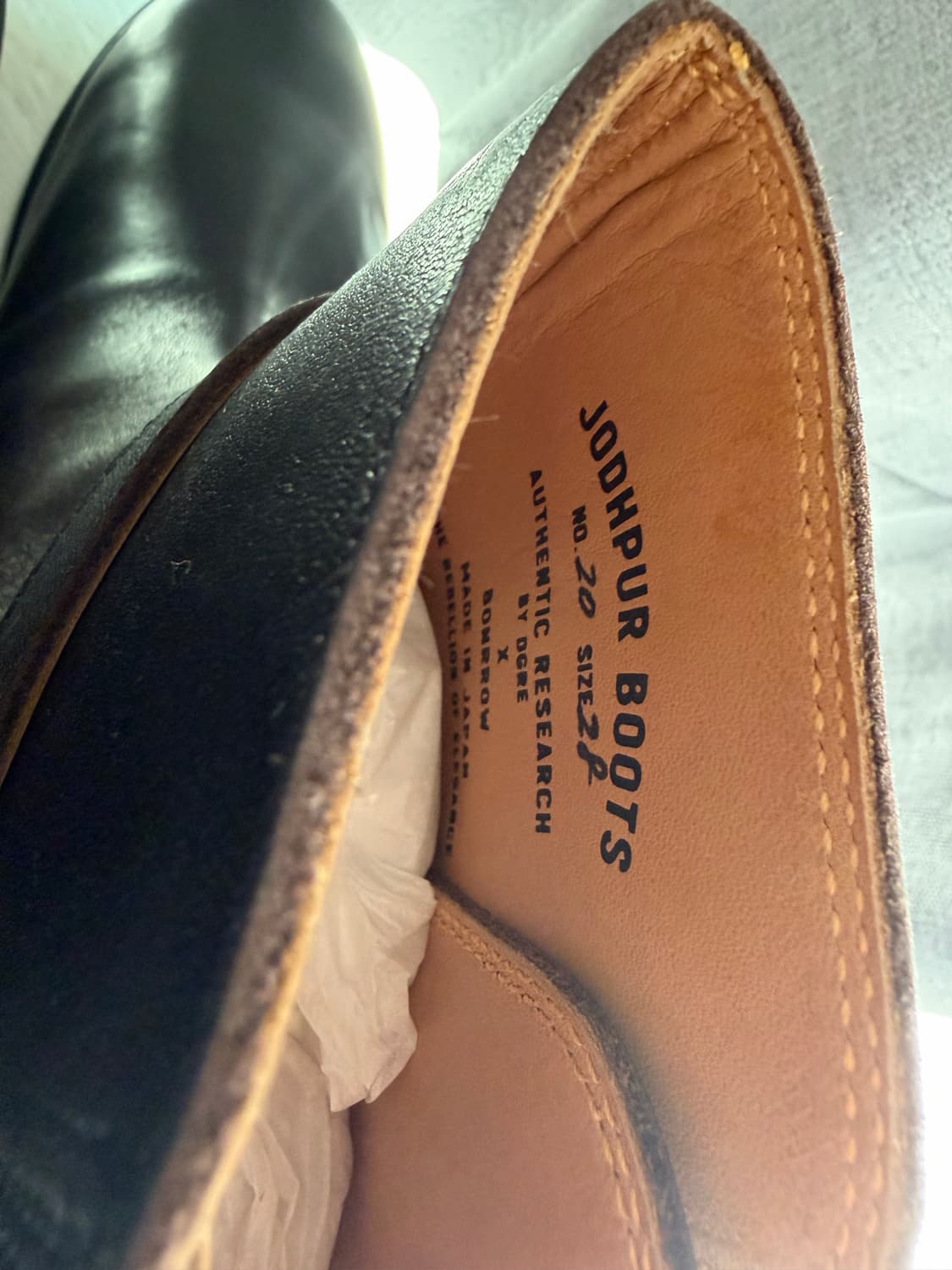 킨치X디그레X본로우 조드퍼 부츠 280(43) (롤링덥트리오 클린치) 상품이미지8