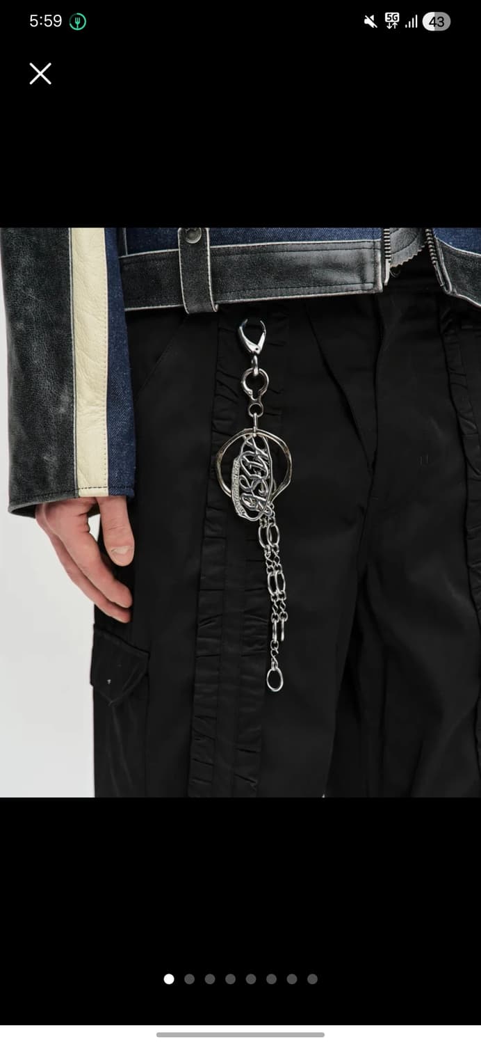 (새상품)앤더슨벨 키링 로고 펜던트 상품이미지1