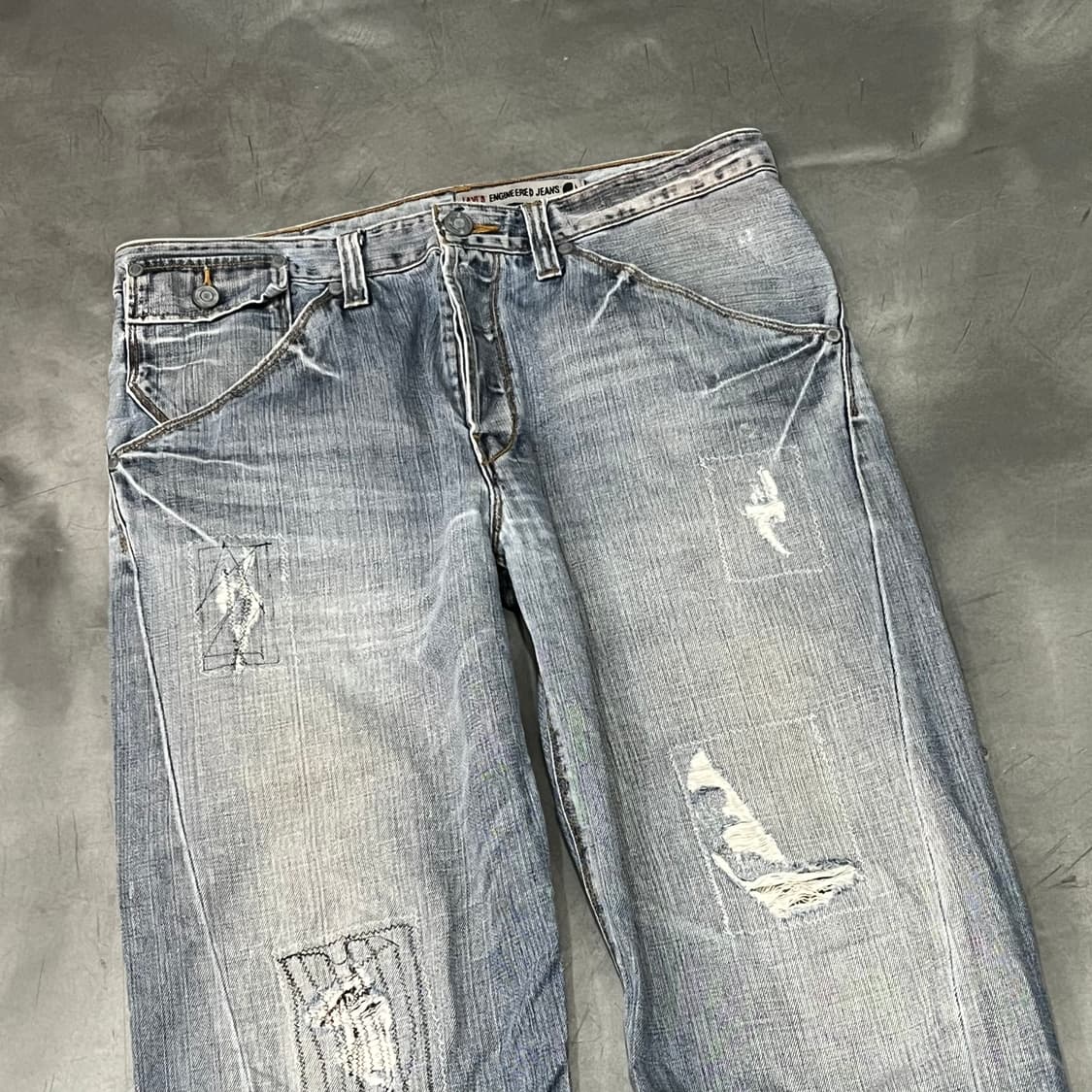  리바이스 엔지니어드진 리페어 데님 팬츠 y14679 상품이미지3
