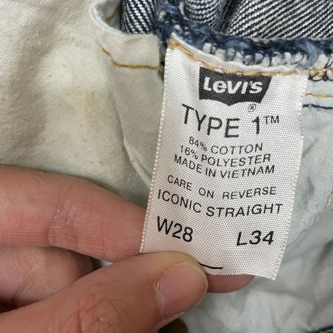 LEVI'S 525 부츠컷 타입원 아이코닉 W28 L34 상품이미지5