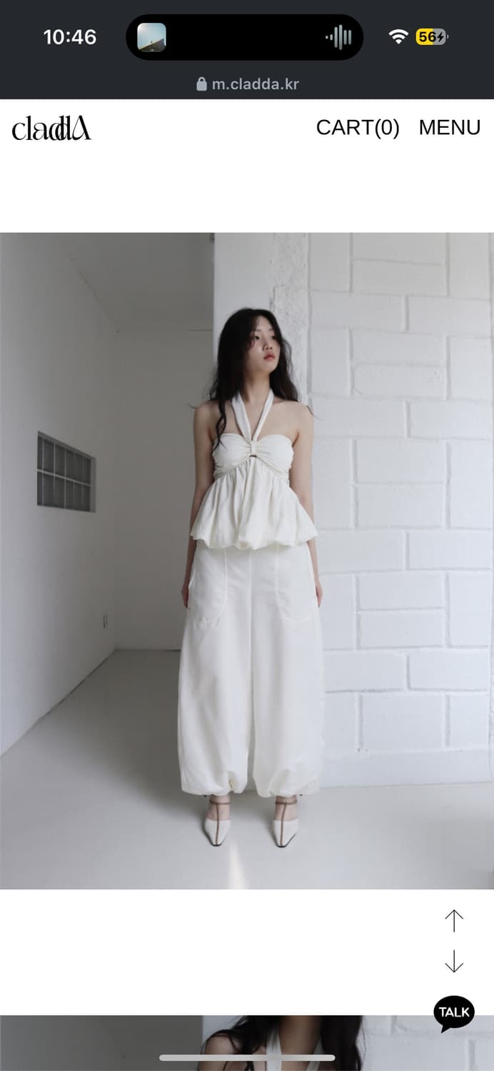 Cladda : l'odeur pants - ivory 상품이미지2
