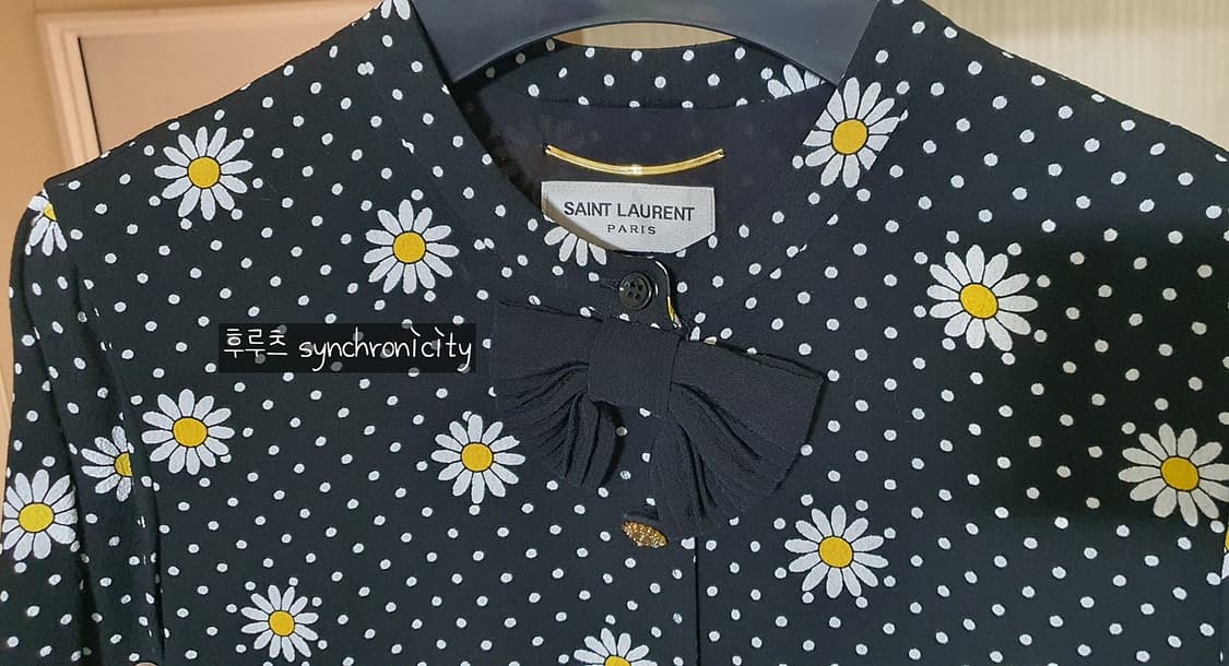 생로랑 16ss 서프시즌 데이지 원피스 36 드레스 상품이미지6