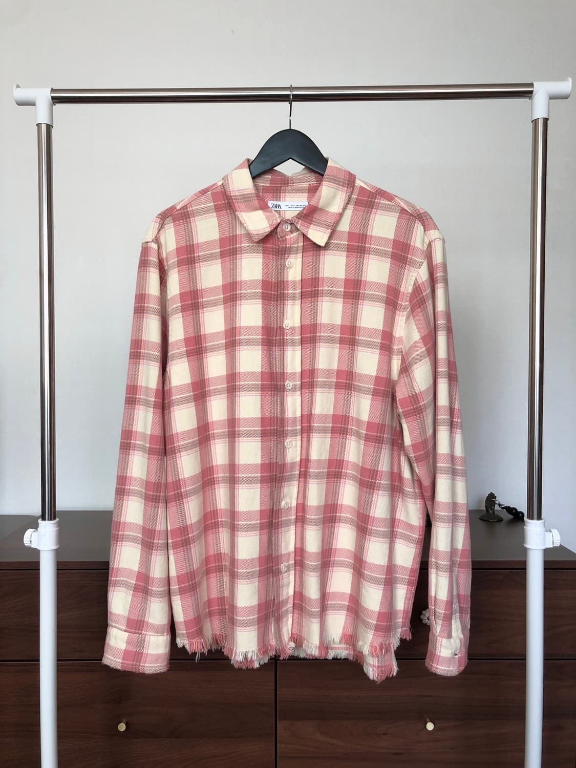 자라 플란넬 체크 셔츠 상품이미지1