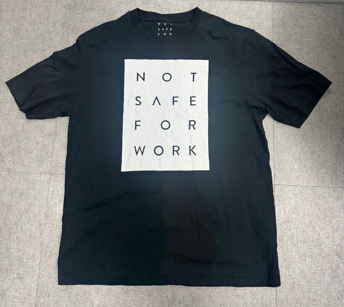 Not for Safe Work 티셔츠 XL 상품이미지1