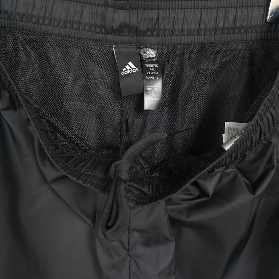 남성용 아디다스 adidas 삼선 블랙 트레이닝 팬츠 XL 상품이미지6