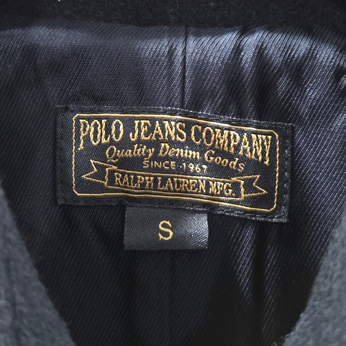 폴로진스 우먼 울 더블 브레스트 하프코트 블랙 S 상품이미지3