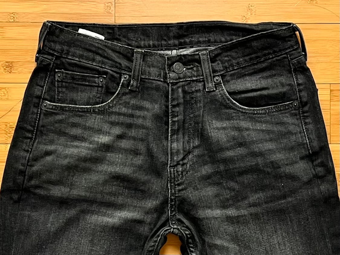 리바이스 505 블랙진 데님팬츠 W30 L32 상품이미지3