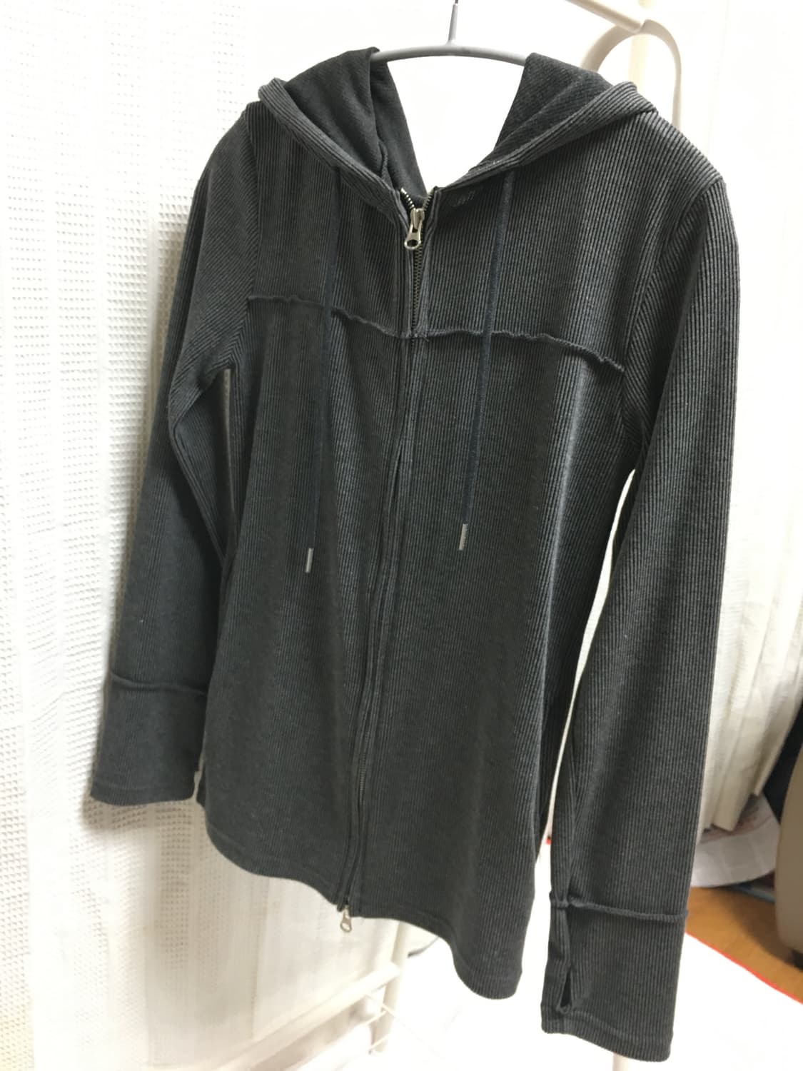 차콜 투웨이 후드집업 상품이미지2