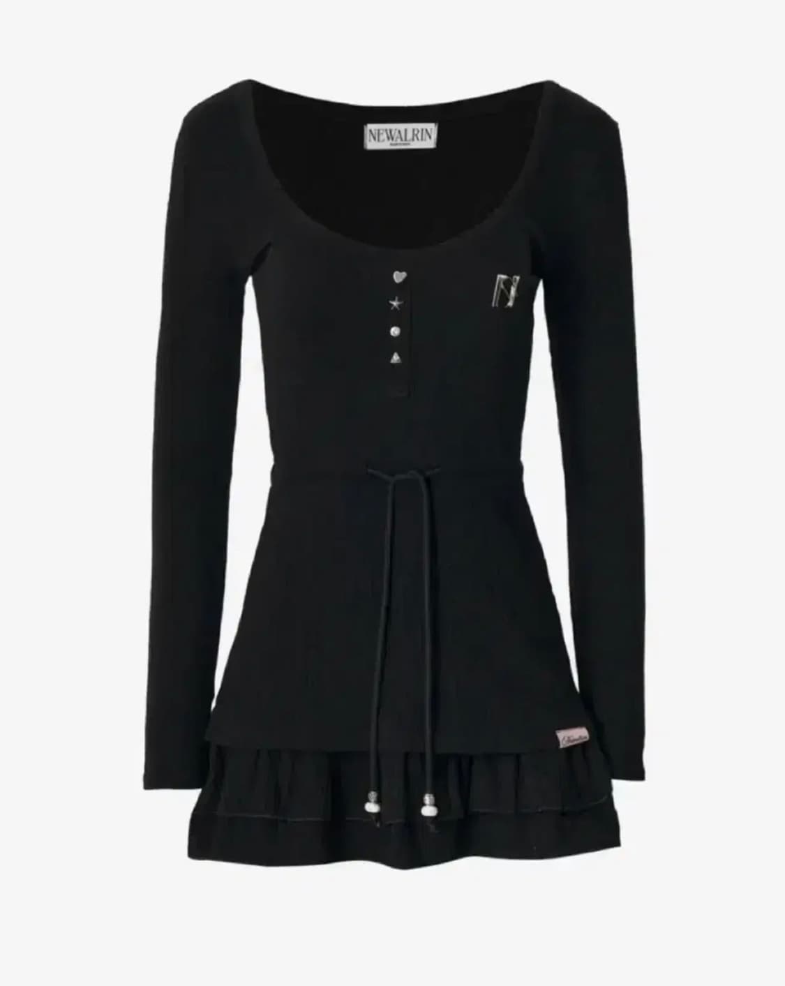 뉴얼린 Bubble Newalrin emblem Dress 미니 원피스 상품이미지1