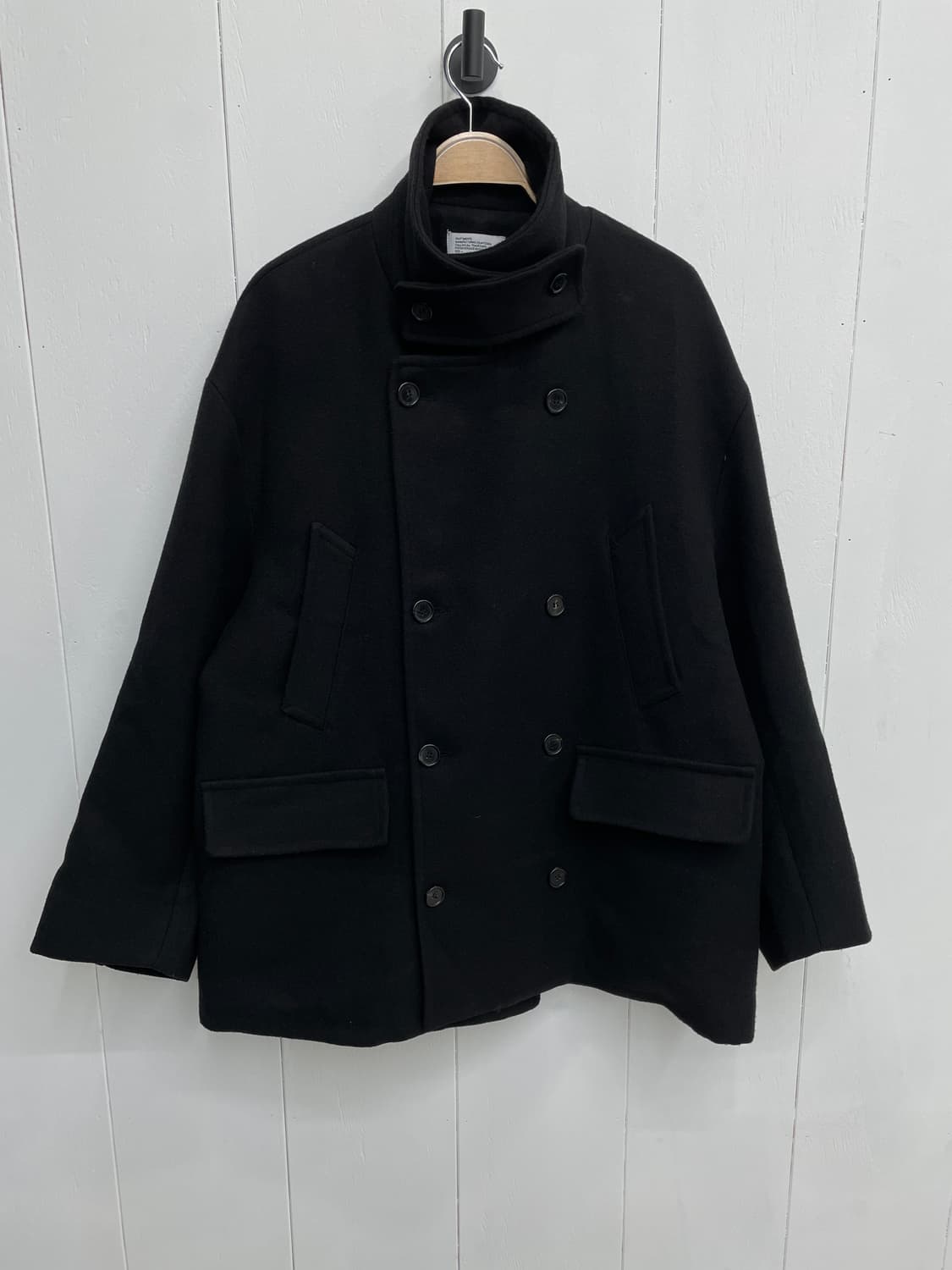 파르티멘토(PARTIMENTO) 헤비 더블 브레스티드 피코트 상품이미지2