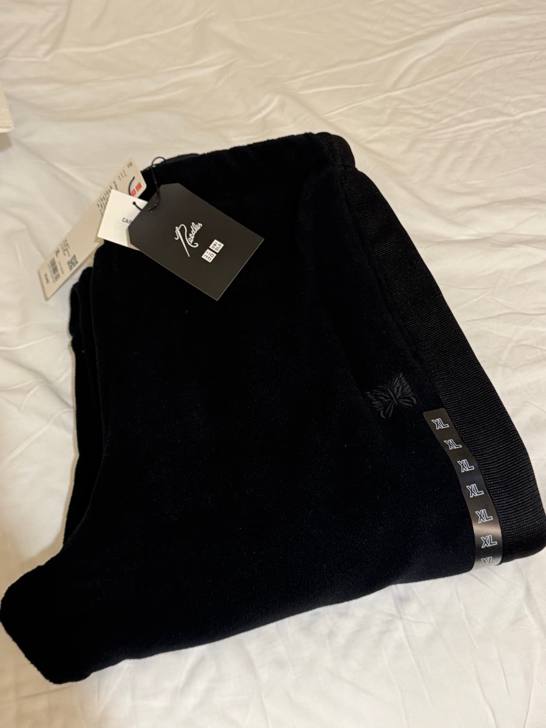 XL 유니클로 니들스 플리스팬츠 블랙 상품이미지1