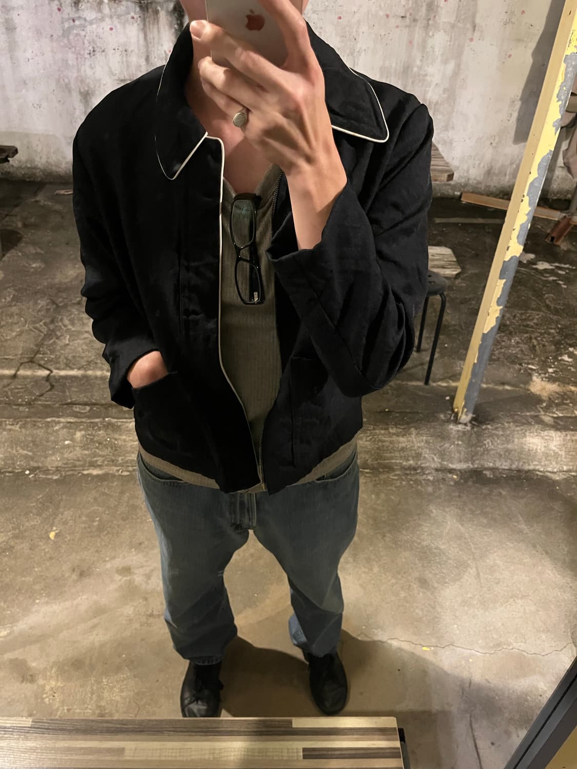 마르니 파인핑 크롭 집업  자켓 상품이미지7