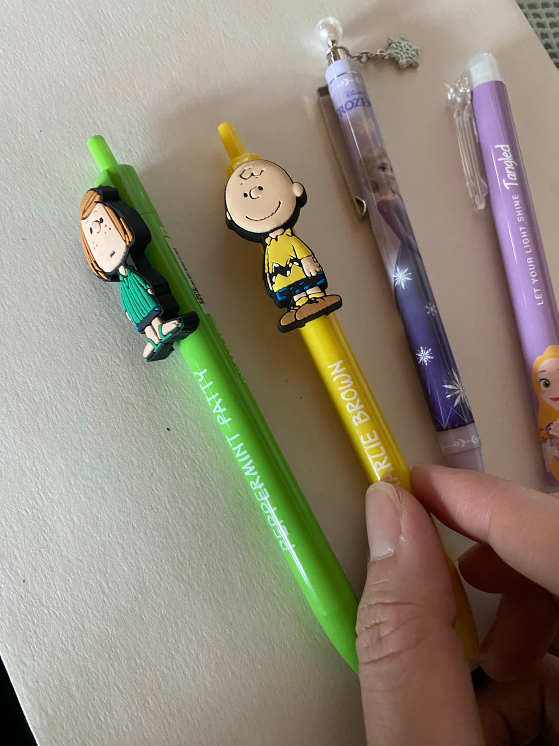 디즈니 겨울왕국/스누피 캐릭터 볼펜 세트 상품이미지1