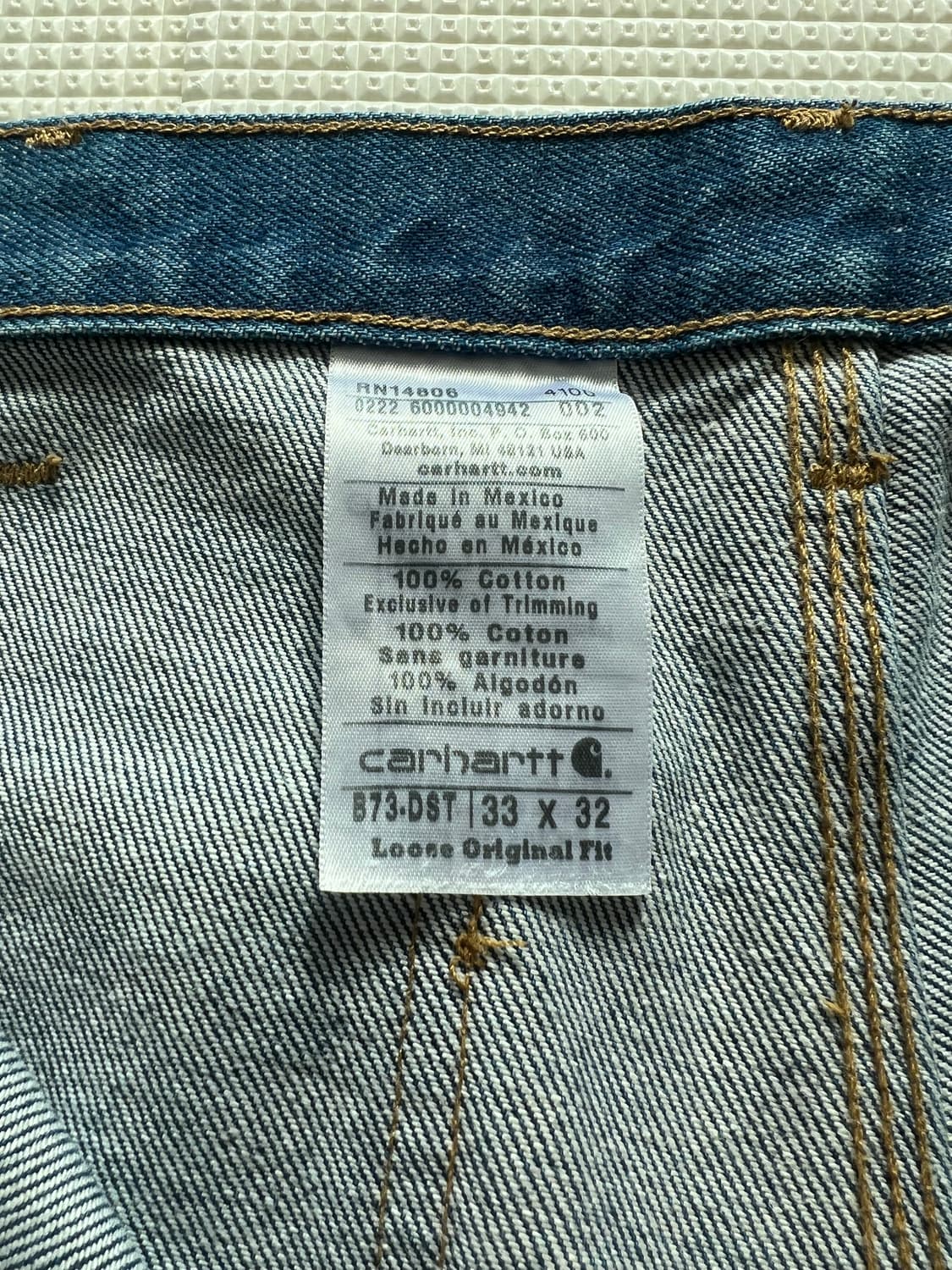 칼하트 더블니 팬츠 상품이미지4