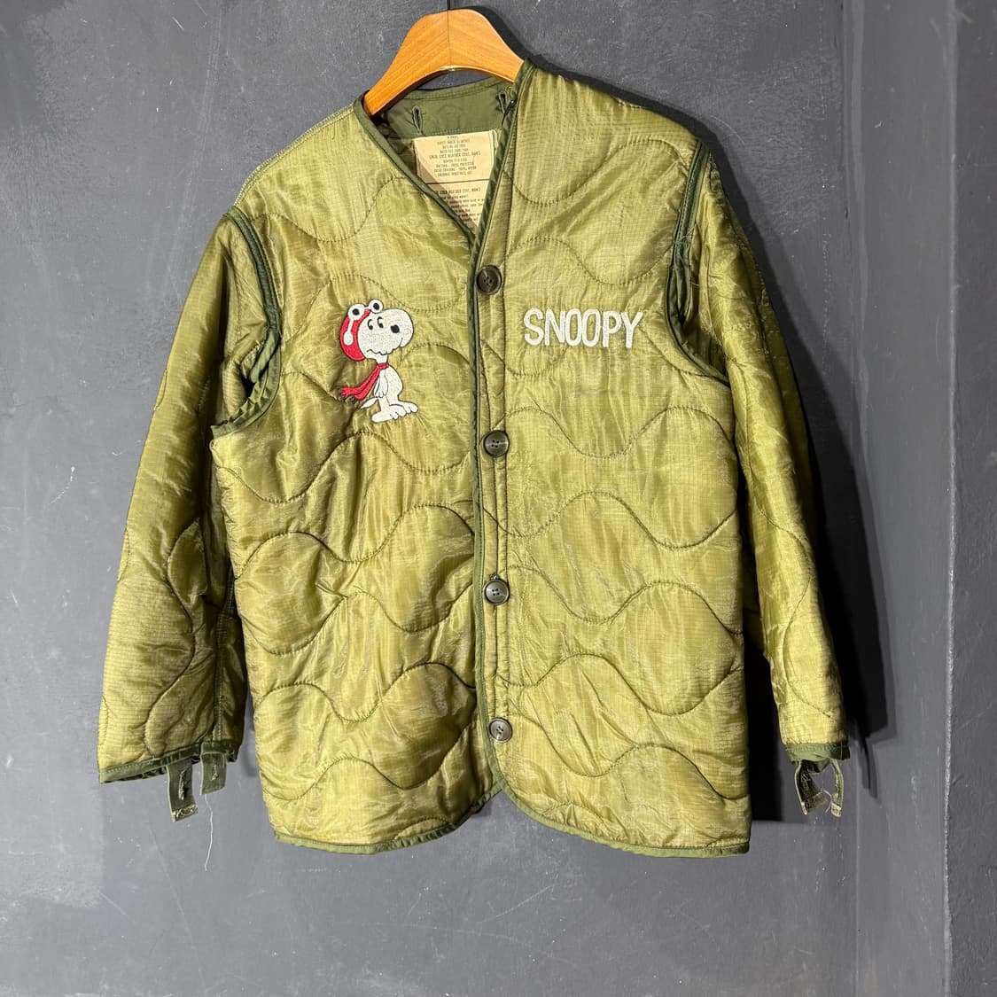 빈티지 m65 스누피 밀리터리 라이너 (xs) old_8379 상품이미지3