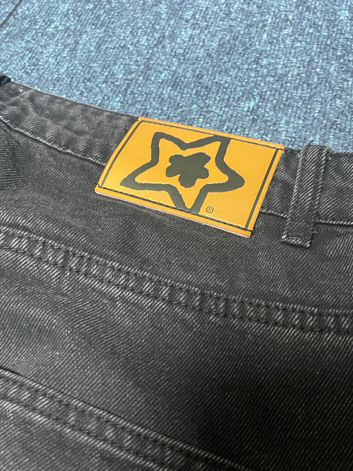 스타팀 더블니 팬츠 블랙 36 상품이미지3