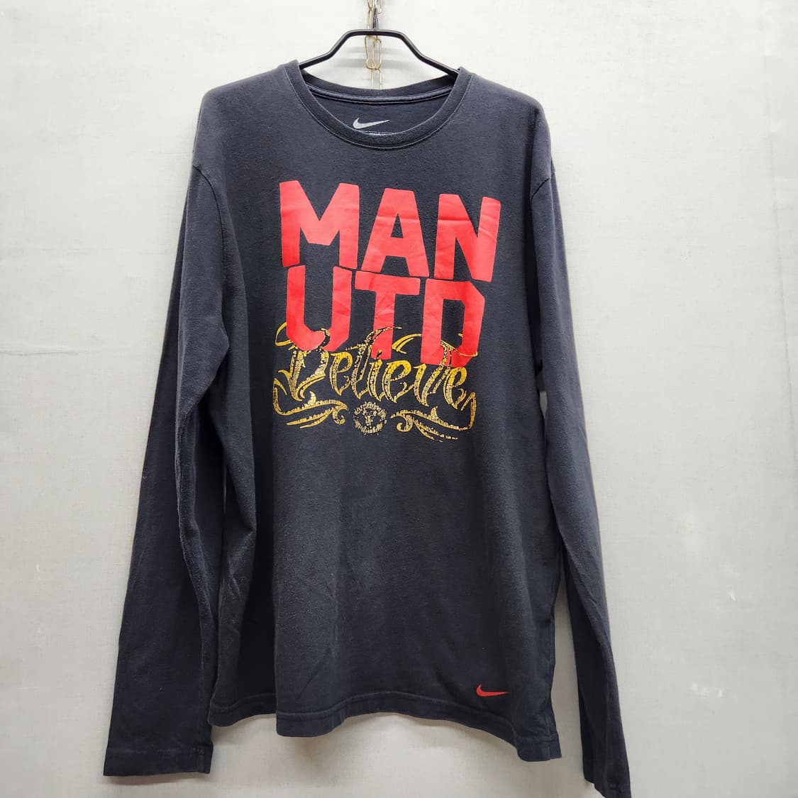 나이키 맨유 로고 빈티지 프린팅 롱슬리브 XL(XL) 상품이미지1