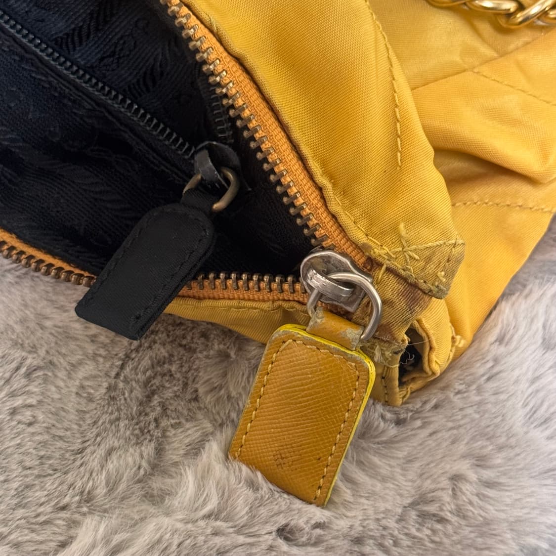 정품 프라다 포코노 퀼팅 체인백 숄더백 상품이미지4