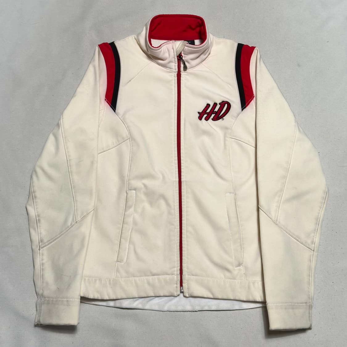 XS 할리데이비슨 여성용 빅 레터링 로고 레이싱 자켓 상품이미지2