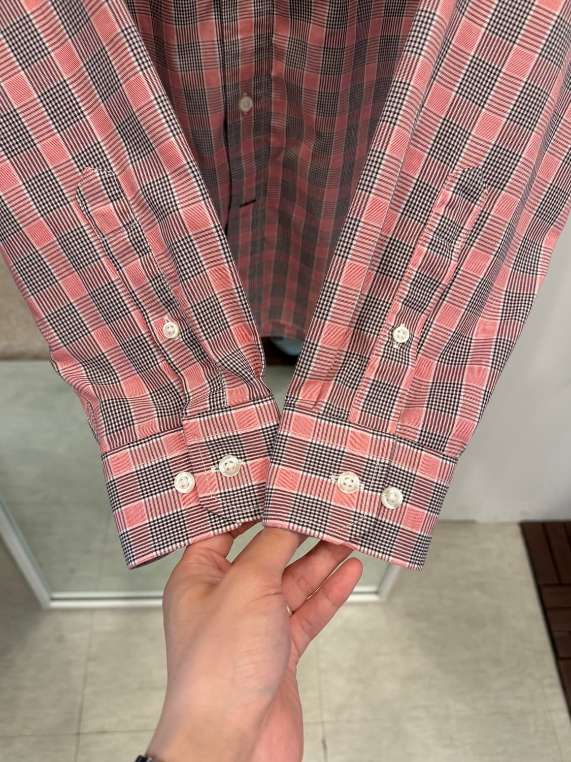 Nautica 노티카 체크 텐셀 셔츠 상품이미지5