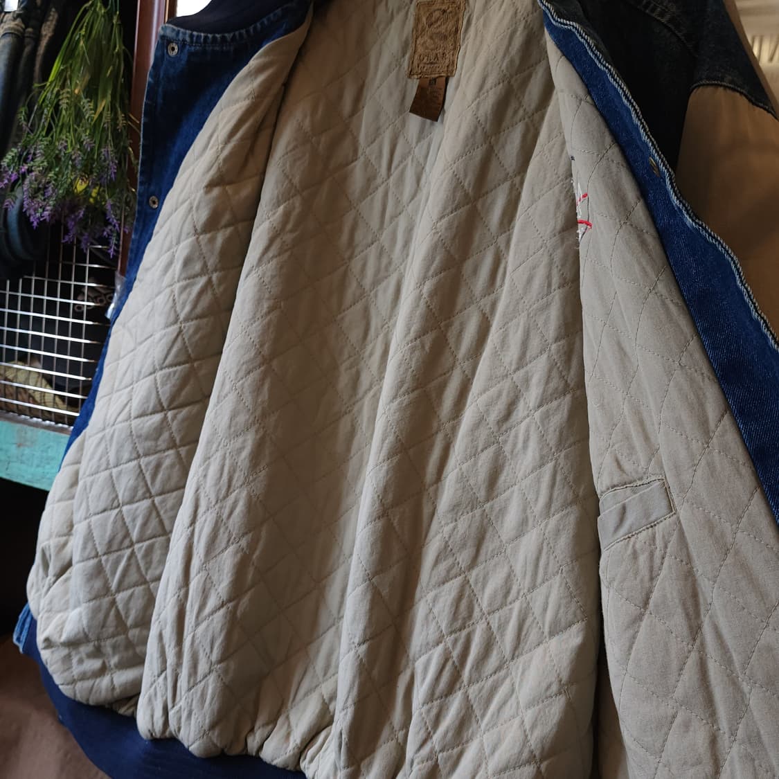 90s 빈티지 바시티 자켓 나사 NASA 빅사이즈 데님자켓 XL 상품이미지9