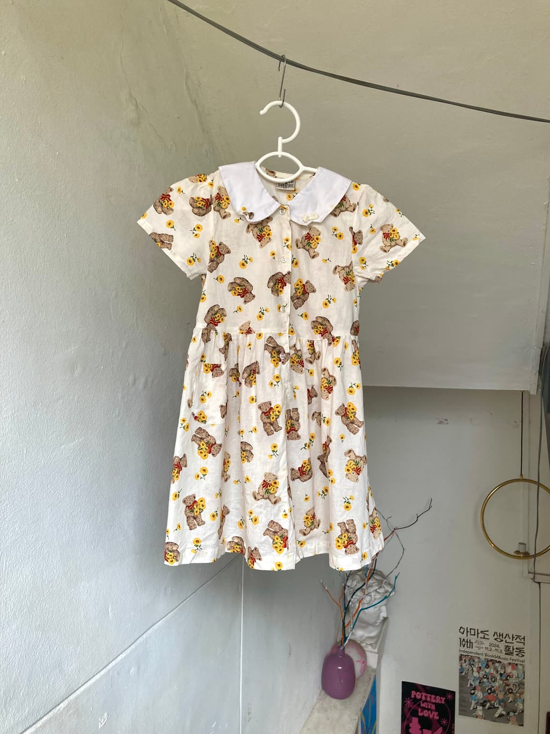 *KIDS* 키즈 곰돌이 카라 원피스 130 상품이미지1