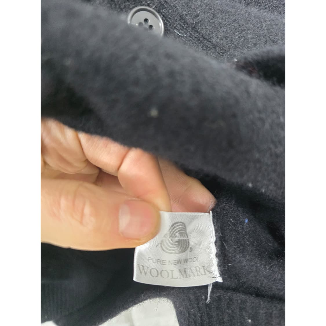 택포_ 라코스테 블랙 울 가디건 L 상품이미지3