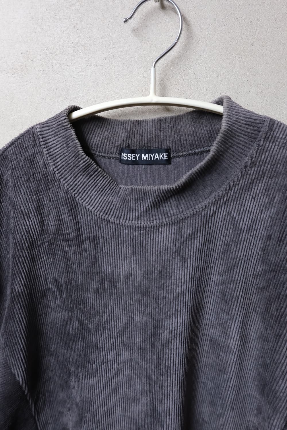Issey miyake 코듀로이 모크넥 반팔 티셔츠 M 상품이미지3