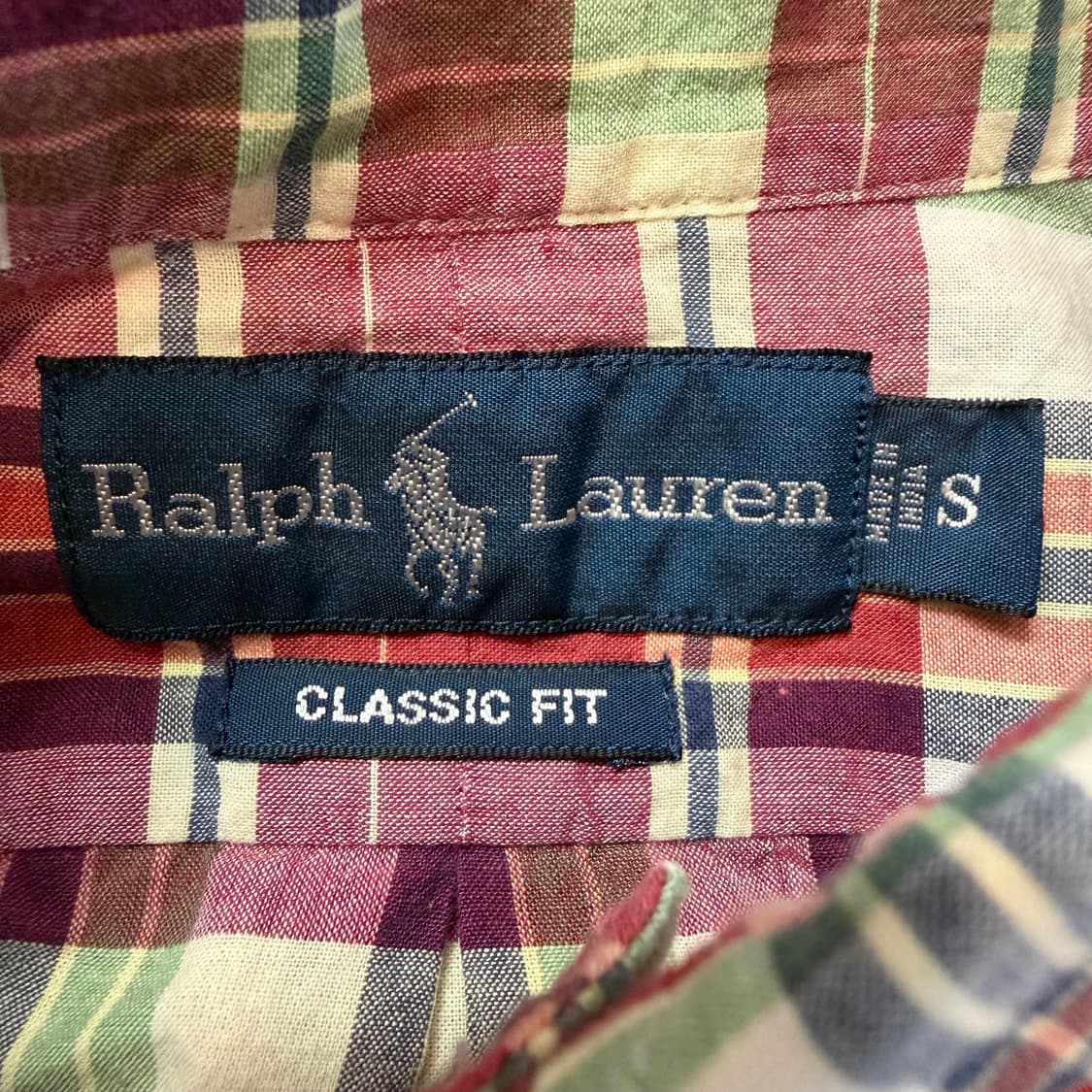 폴로 랄프로렌 마드라스 체크 패턴 반팔 셔츠 상품이미지3