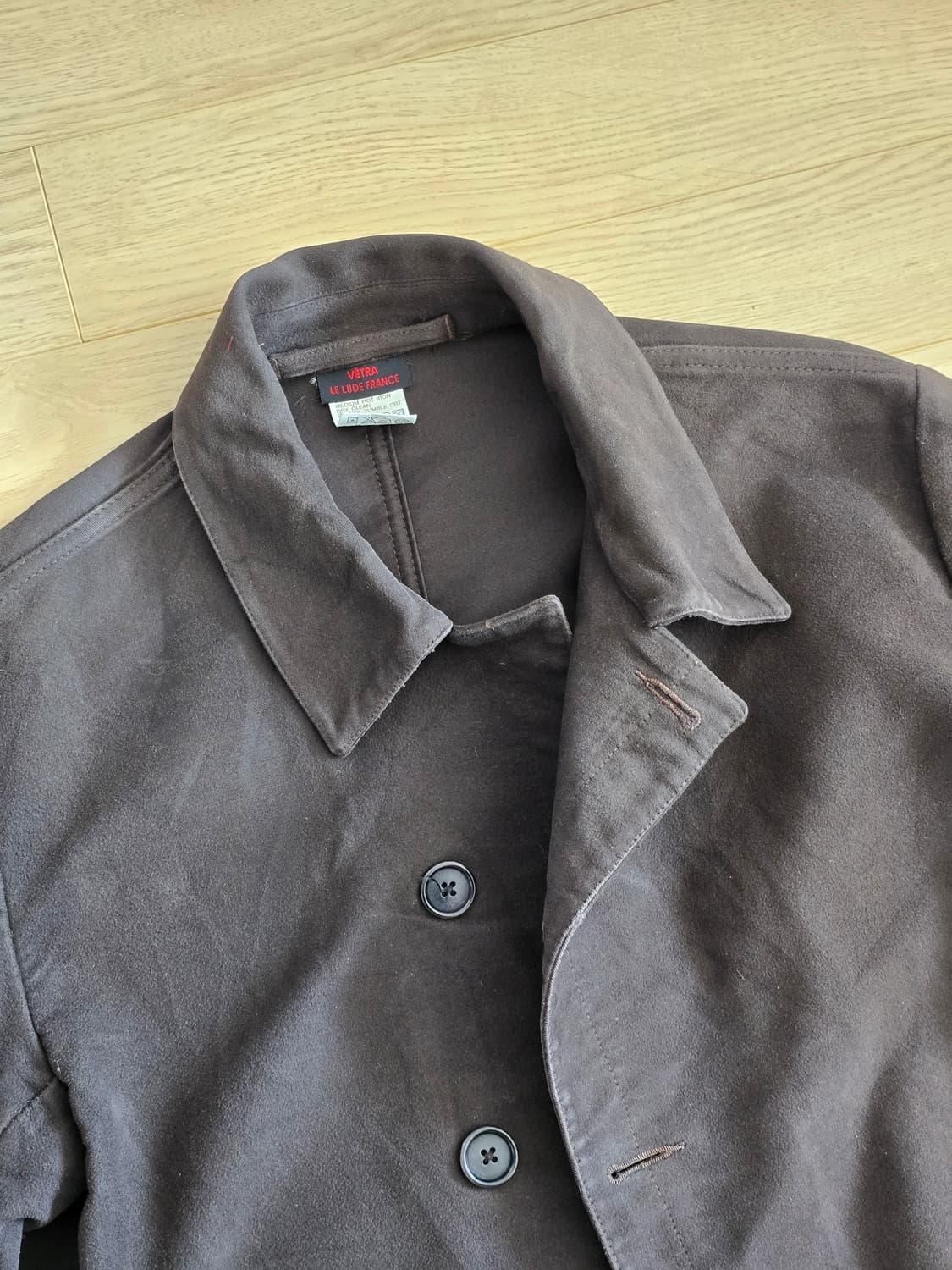 Vetra 베트라 몰스킨 워크 자켓 다크브라운 42 상품이미지5