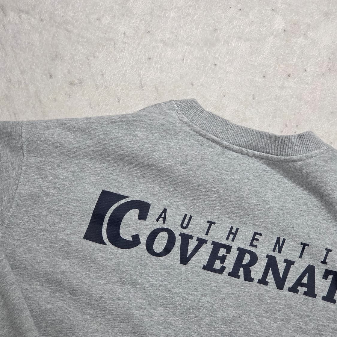 커버낫 그레이 맨투맨 상품이미지2
