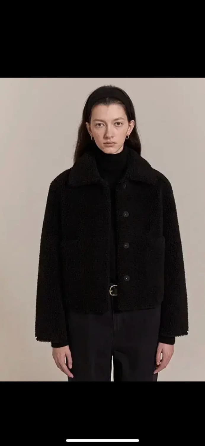 SHOP M - Andre fur jacket  Black 38 상품이미지1