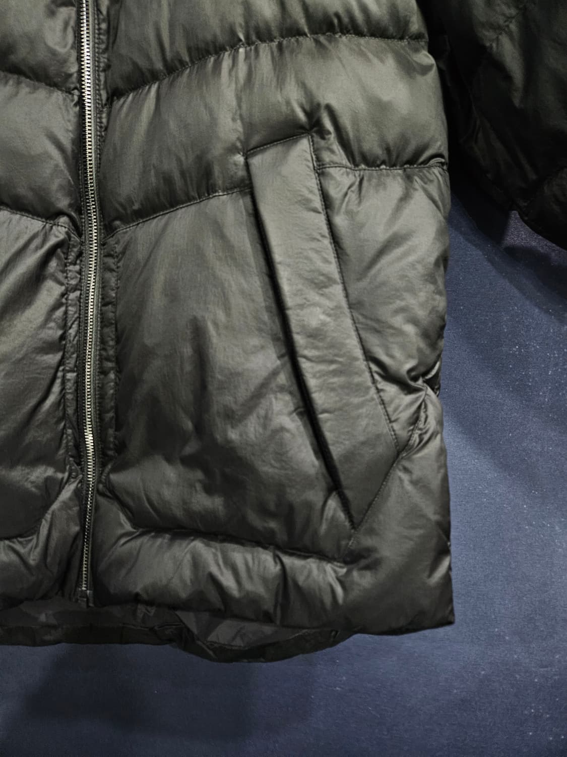 캘러웨이 블랙컬러 남성 100 골프 구스다운 후드패딩  상품이미지6