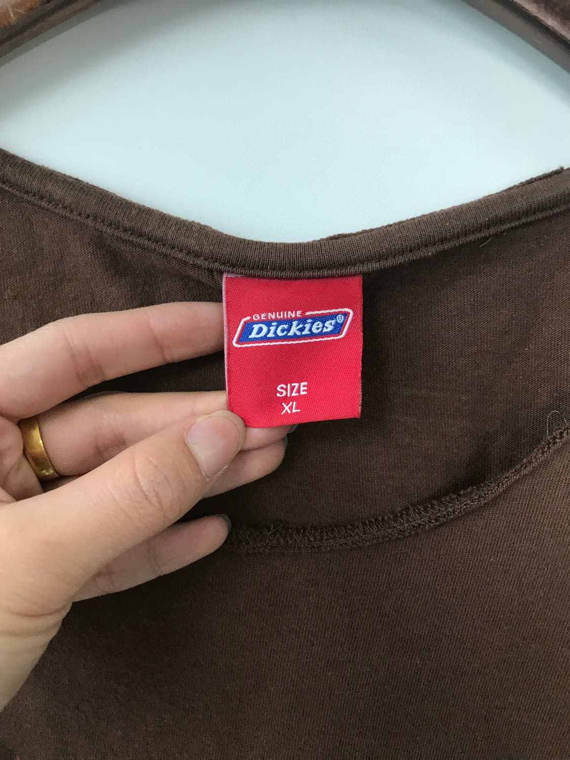 디키즈 USA 브라운 반팔 티셔츠 상품이미지6