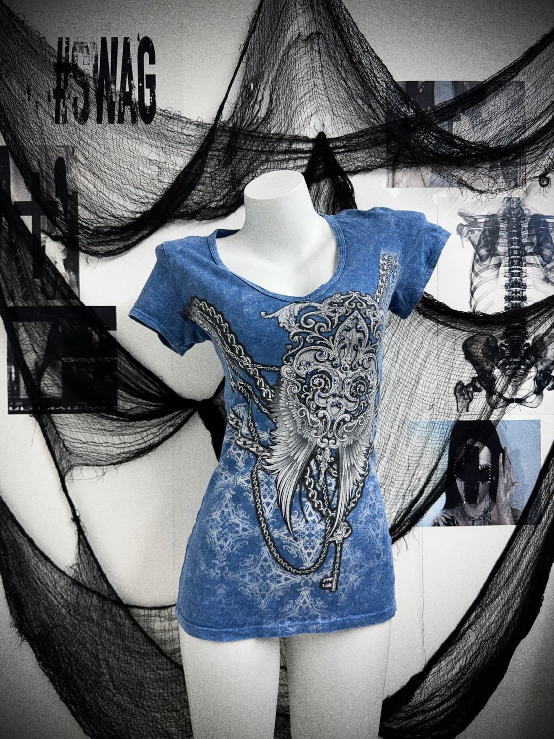 00s printing beads halfsleeve 상품이미지1