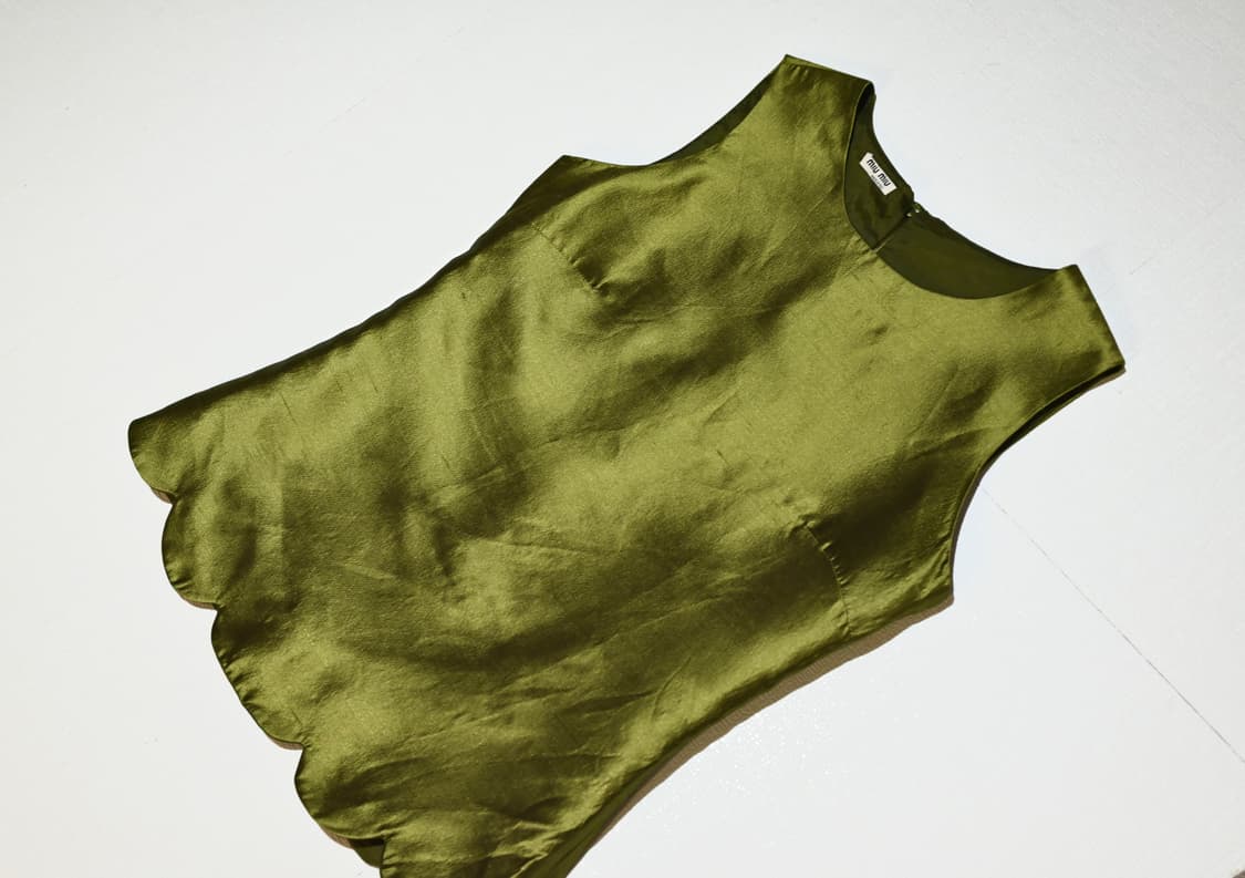 miu miu 2005 archive silk top 상품이미지1