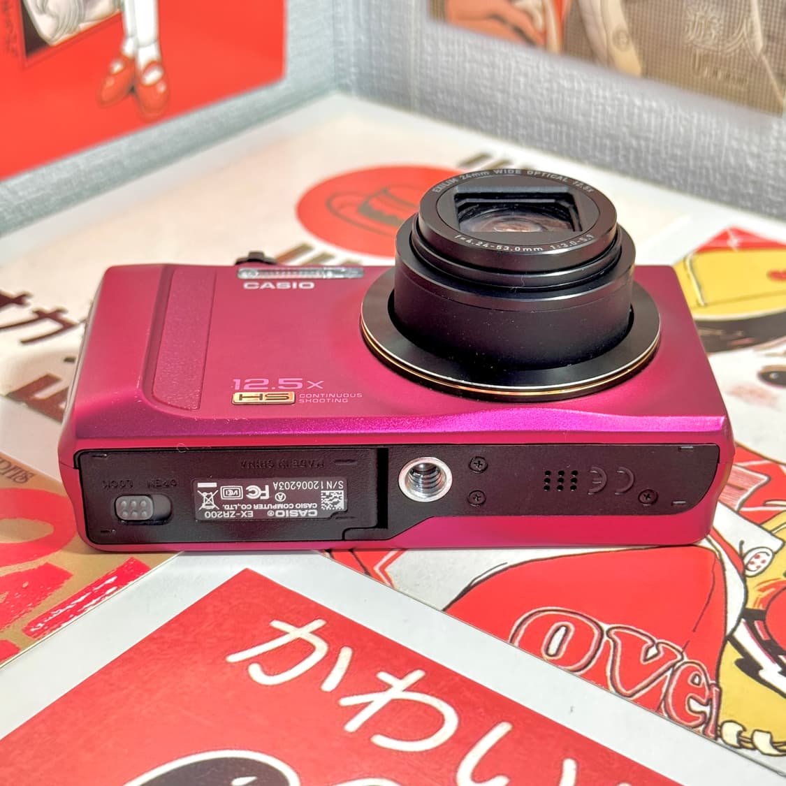 카시오 엑슬림 EX-ZR200 핑크 빈티지디카 상품이미지4