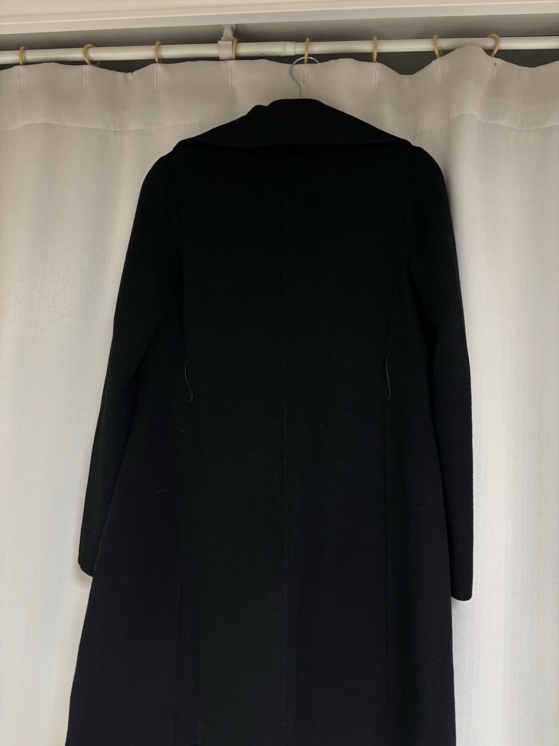 레노마 블랙 핸드메이드 코트 레노마 코트 여성 상품이미지5