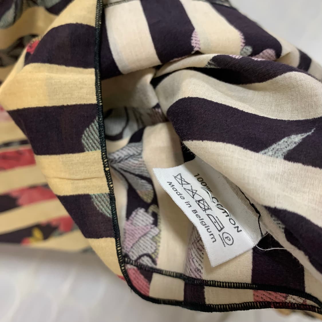 Dries van noten스트라이프 플로럴 원피스 상품이미지8