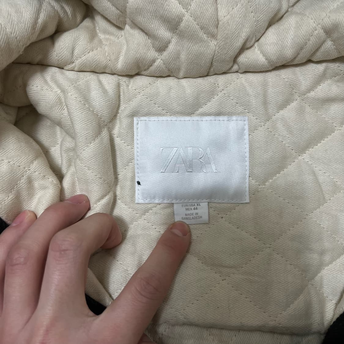 자라 퀼팅안감 워크 액티브 봄버 자켓 XL/105  상품이미지4