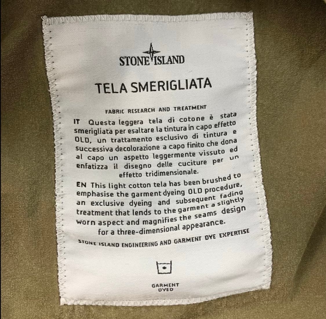 스톤아일랜드 가먼트다잉 텔라 야상 자켓 상품이미지6